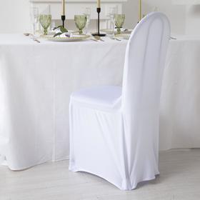 Чехол на стул, цв.белый, 90*40*40 см, 100% п/э