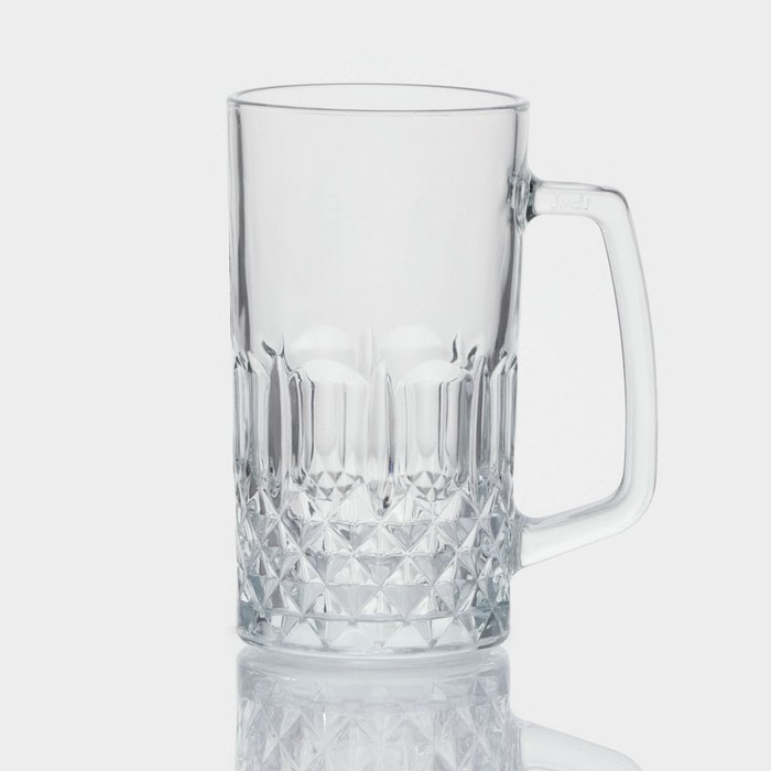 Кружка стеклянная для пива «Кристалл», 500 мл кружка для пива супер спартак 500 мл