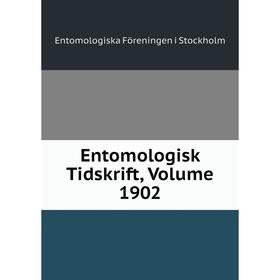 

Книга Entomologisk Tidskrift, Volume 1902