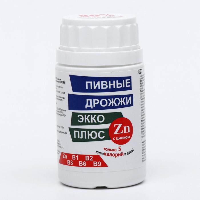 

Пивные дрожжи с цинком и спирулиной, 100 таблеток