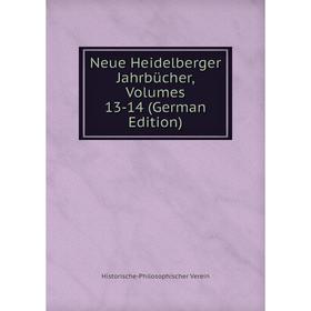 

Книга Neue Heidelberger Jahrbücher, Volumes 13-14