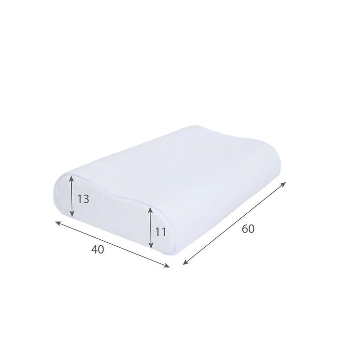 

Подушка Memory Foam Wave, размер 60х40х13/11 см