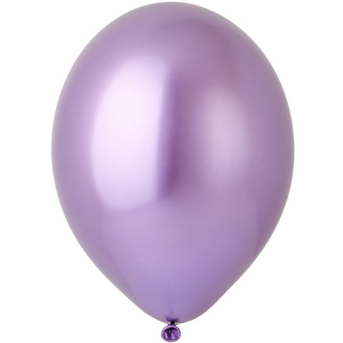 фото Шар латексный 14" хром glossy, фиолетовый, набор 50 шт. belbal