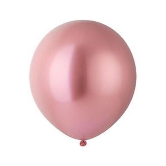 

Шар латексный 24", хром Glossy, розовый, 1 шт.