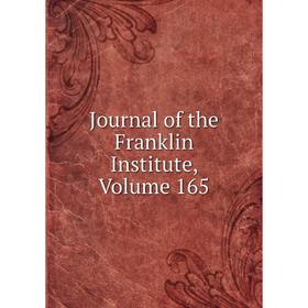 

Книга Journal of the Franklin Institute, Volume 165