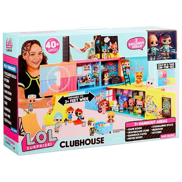 фото Игровой набор с мебелью lol. clubhouse playset mga entertainment