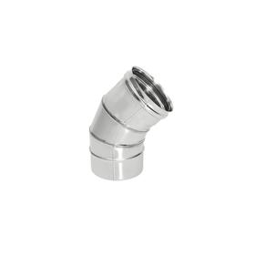 

Отвод 45°, нержавеющая сталь AISI 430, толщина 0.8 мм, d=130 мм