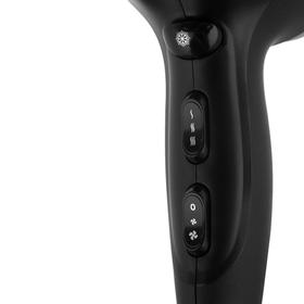 

Фен Remington D4200, 2000 Вт, 3 режима, 2 скорости, 2 насадки, черный/серебристый