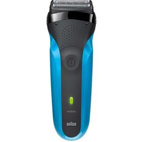 

Электробритва Braun 310BT, сухое/влажное бритьё, 3 головки, щёточка, синяя