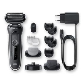 

Электробритва Braun 50-W4650cs, влажное бритьё, щёточка, чёрная