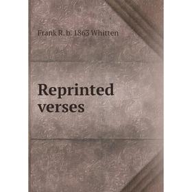 

Книга Reprinted verses