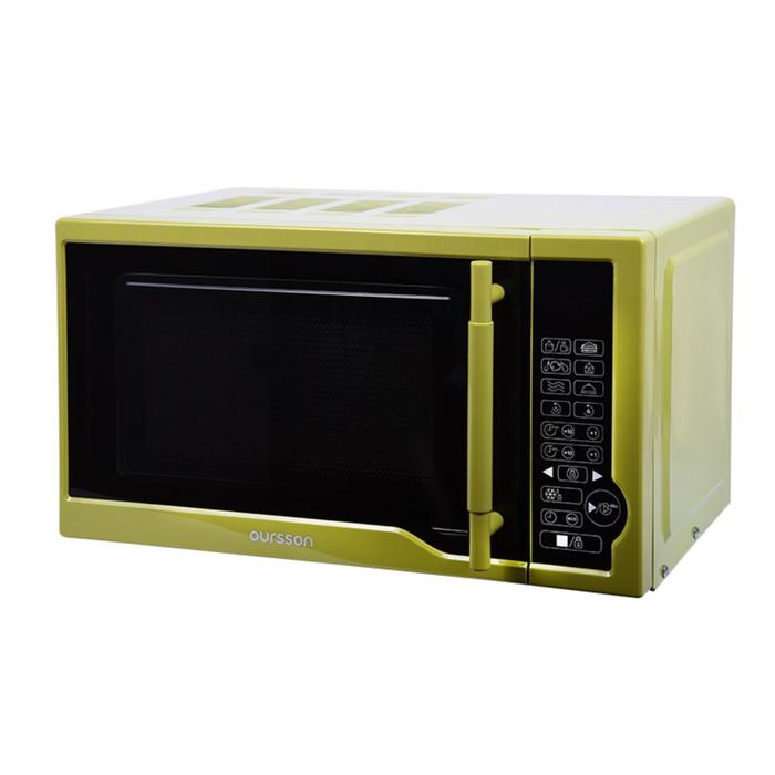 Микроволновая печь Oursson MD2042/GA, 700 Вт, 20 л, 5 режимов, зелёная