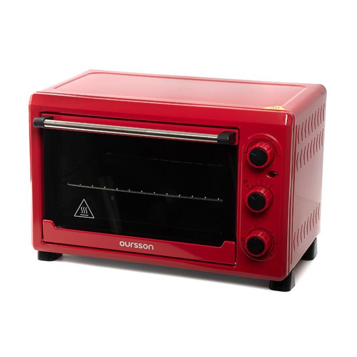 Мини-печь Oursson MO2620/RD, 1500 Вт, 26 л, 5 режимов, конвекция, красный