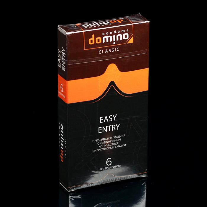 Презервативы DOMINO CLASSIC Easy Entry, 6 шт. презервативы domino classic easy entry 6 шт