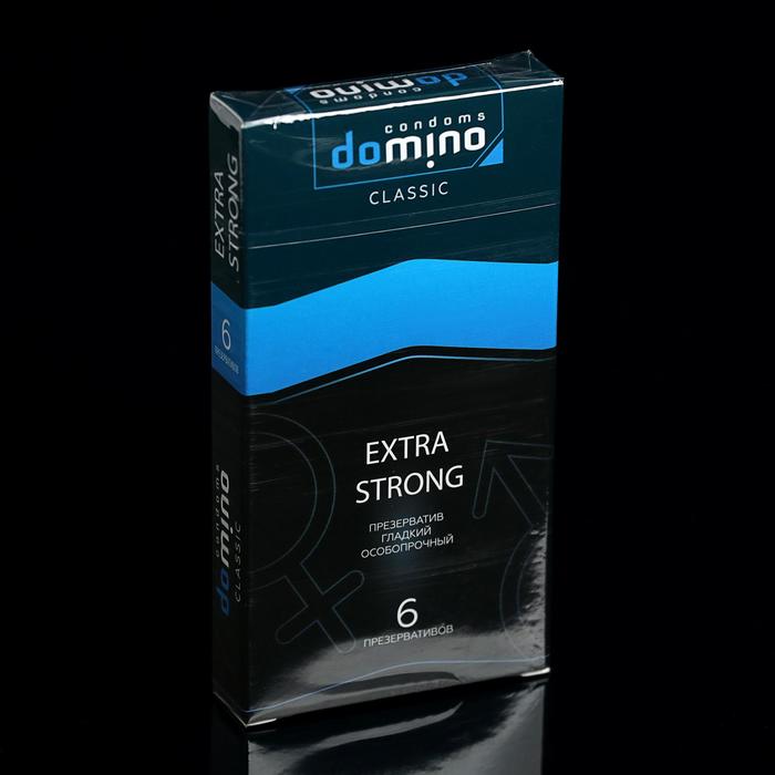 Презервативы DOMINO CLASSIC Extra Strong, 6 шт. презервативы domino classic extra strong 6 шт