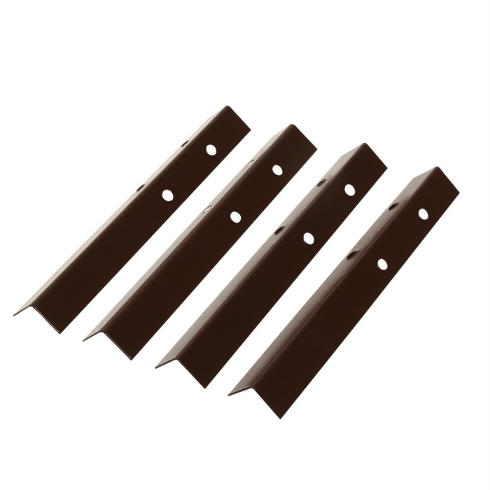 фото Набор ножек для грядки, 4 шт., коричневые, greengo