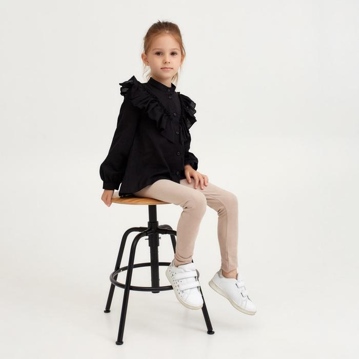 фото Леггинсы для девочки minaku: casual collection kids, цвет розовый, рост 116 см