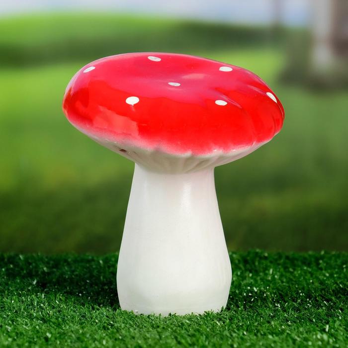 

Садовая фигура "Грибочек Мухомор", керамика, 14 см