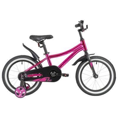 Велосипед 16" Novatrack Prime, цвет розовый - Фото 1