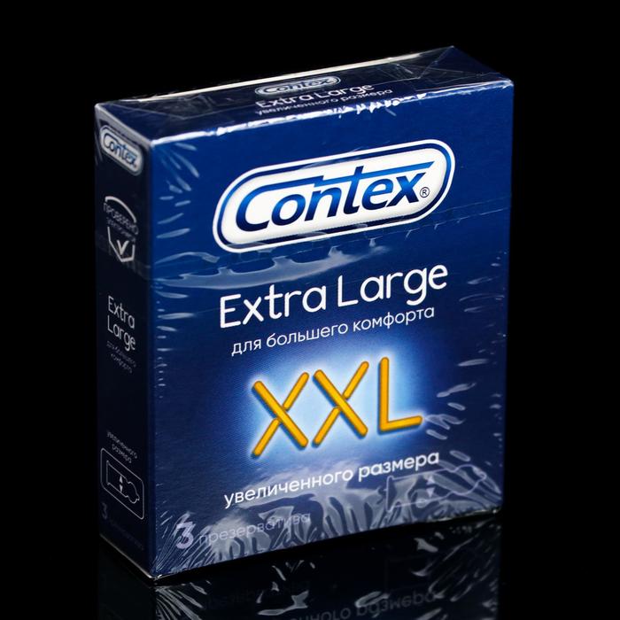 презервативы extra large гладкие увеличенного размера 3шт Презервативы №3 CONTEX Extra Large (увеличенного размера)