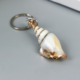 

Брелок пластик "Ракушка с золотом" 4,5х3х1,7 см