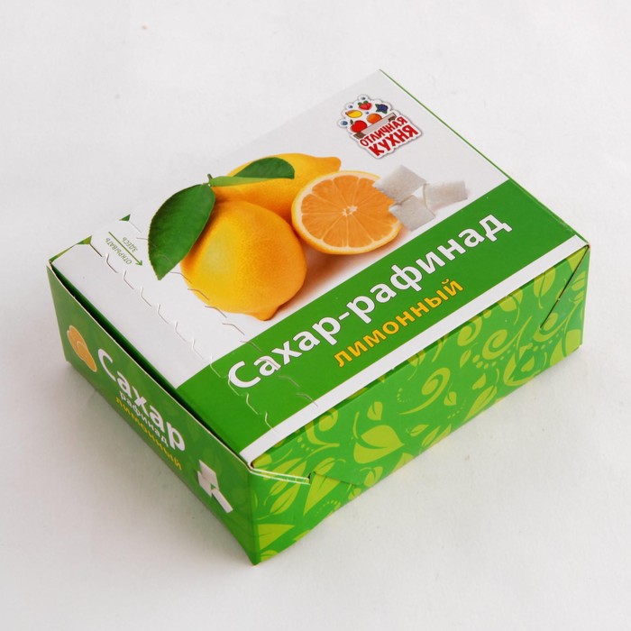 

Сахар-рафинад ОТЛИЧНАЯ КУХНЯ Лимонный 450г