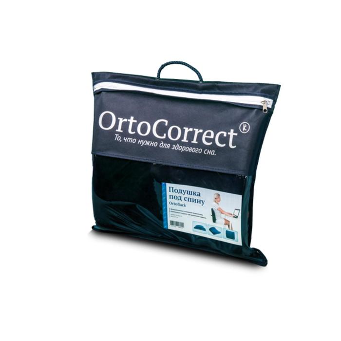 фото Ортопедическая подушка ortocorrect ortoback (под спину) 36х38,5х9