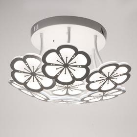 

Люстра с ПДУ 661338/7 LED 140Вт диммер 3 режима 3000-6000К белый 56x56x13 см