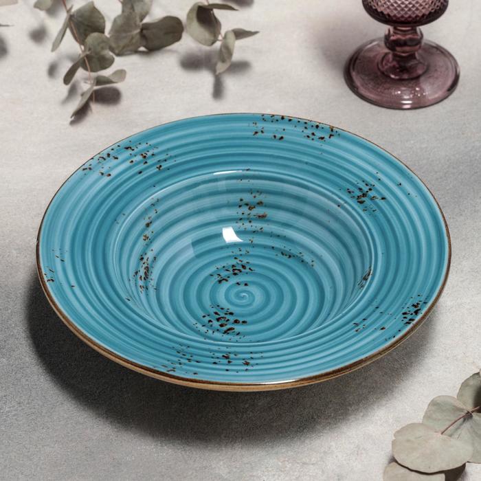 

Тарелка для пасты «Инфинити», d=25 см, 400 мл, цвет голубой