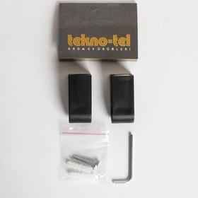 Рейлинг Tekno-tel Re'Black, 60 см, d=1,4 см, с комплектом для монтажа, цвет чёрный от Сима-ленд