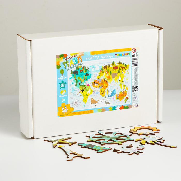 Конструктор - пазл «Карта мира» пазл античная карта мира 3000 элементов