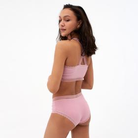 

Комплект женский (топ, трусы) цвет коралловый, 42-44