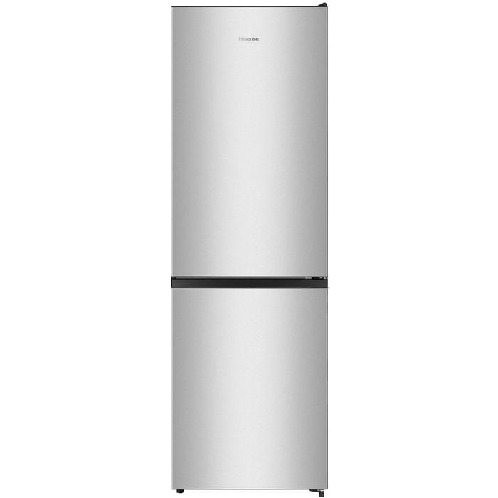 Холодильник Hisense RB390N4AD1, двухкамерный, класс A+, 300 л, серебристый холодильник hisense rb390n4ad1 двухкамерный класс a 300 л серебристый