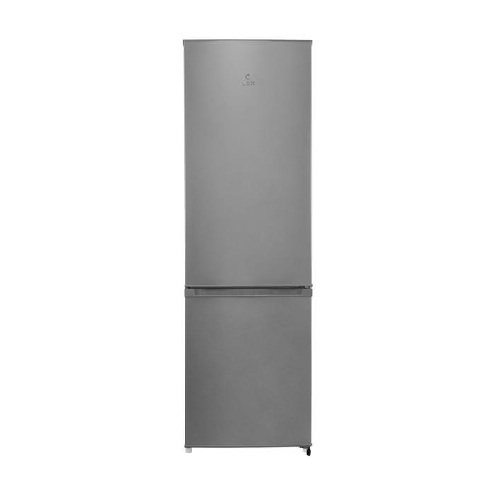 Холодильник Lex RFS 202 DF IX, двухкамерный, класс A+, 264 л, серебристый