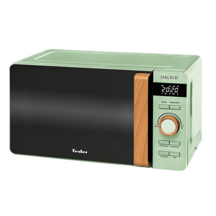 фото Микроволновая печь tesler me-2044 green, 700 вт, 20 л, зелёная
