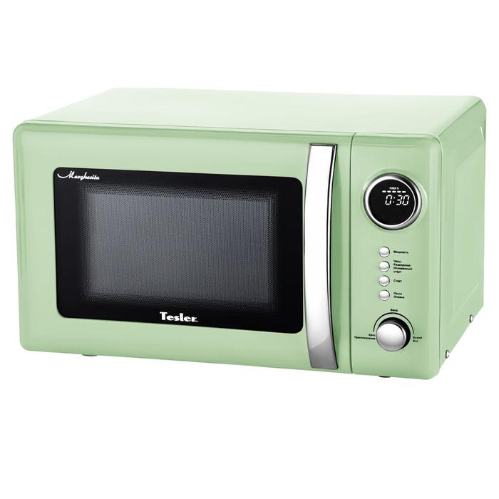фото Микроволновая печь tesler me-2055 green, 700 вт, 20 л, зелёная