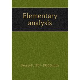 

Книга Elementary analysis