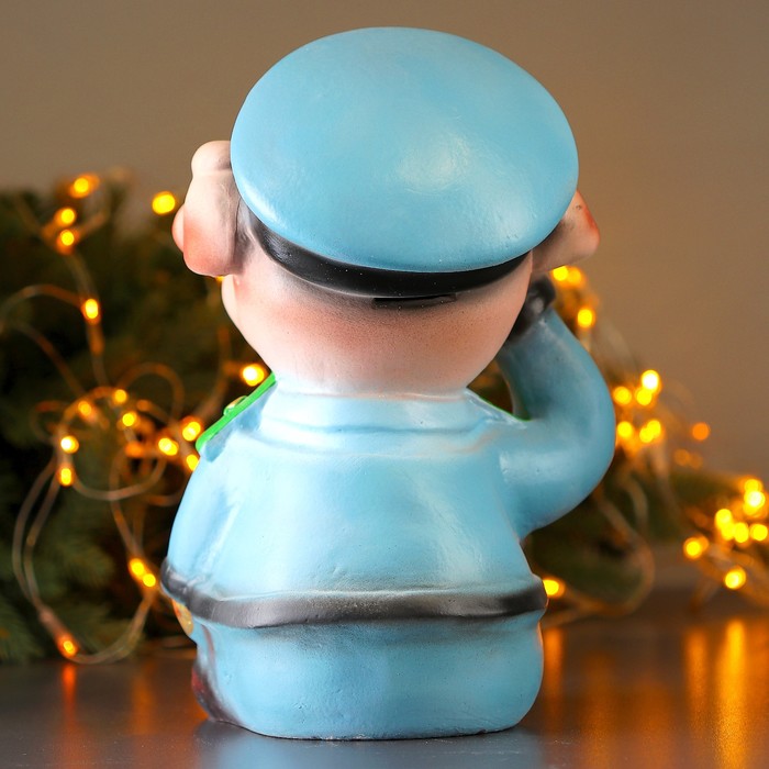 Копилка "Свинка-полицейский"