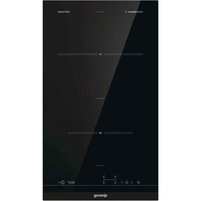 Варочная поверхность Gorenje IT321BCSC, индукционная, 2 конфорки, сенсор, чёрная