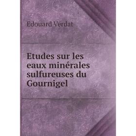 

Книга Etudes sur les eaux minérales sulfureuses du Gournigel
