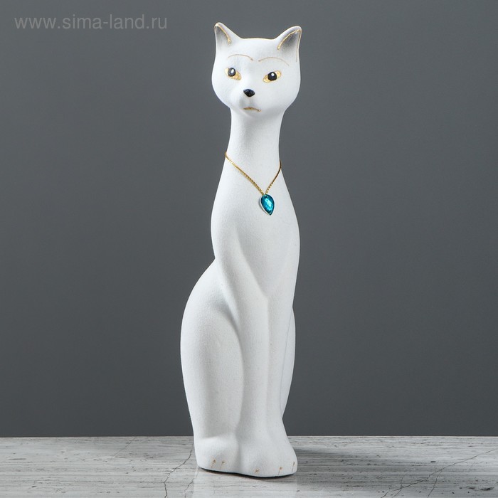

Копилка "Кошка Мурка", покрытие флок, белая, 28 см, микс
