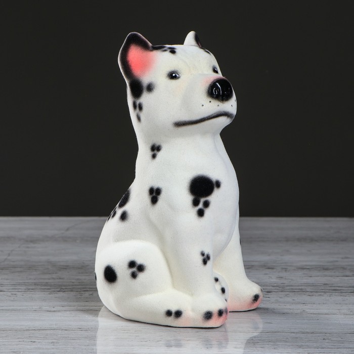 Копилка "Питбуль" малая, флок