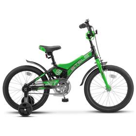 

Велосипед 16" Stels Jet, Z010, цвет черный/зеленый