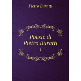 

Книга Poesie di Pietro Buratti 1