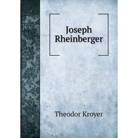 

Книга Joseph Rheinberger