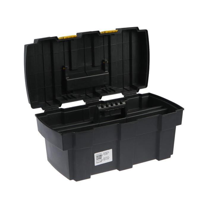 Ящик для инструмента TUNDRA, 16", 42.2х22.5х20 см, пластиковый, подвижный лоток, защелки