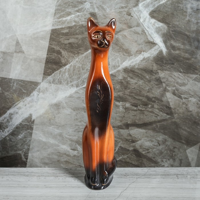 Копилка "Кот Ральф" малая, задувка золото