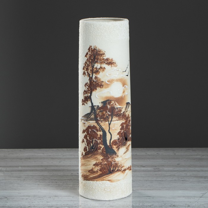 Ваза "Максимус" средняя, природа, художественная роспись, микс