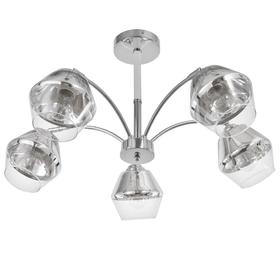 

Люстра 3421/5 5х60Вт Е27, хром