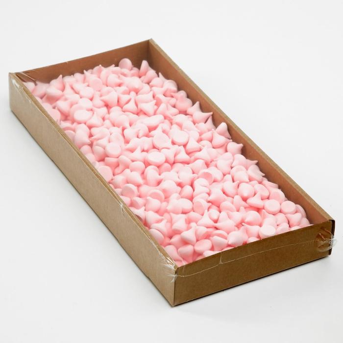 фото Сах.фигурки безе(глад.)малые,750г, розовые топ декор